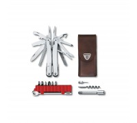 Мультитул Victorinox SwissTool Spirit X Plus Ratchet Leather Case (3.0236.L)