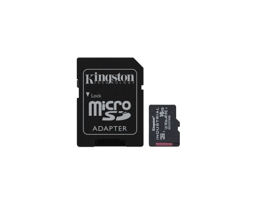 Карта пам'яті Kingston 16GB microSDHC class 10 UHS-I V30 A1 (SDCIT2/16GB)