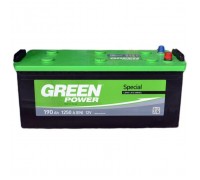 Акумулятор автомобільний GREEN POWER 190Ah збоку (+/-) (000022357)