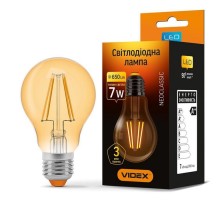Лампочка TITANUM Filament A60 7W E27 4100K (TLFA6007274)