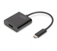 Перехідник USB-C to HDMI UHD 4K, M/F, 0.15 m Digitus (DA-70852)