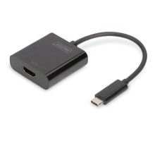 Перехідник USB-C to HDMI UHD 4K, M/F, 0.15 m Digitus (DA-70852)