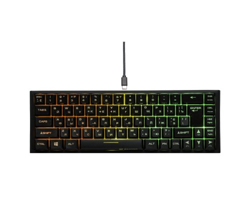 Клавіатура 2E GAMING KG360 RGB 68key Wireless Black (2E-KG360UBK)