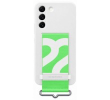 Чохол до мобільного телефона Samsung Silicone with Strap Cover Galaxy S22 White (EF-GS901TWEGRU)
