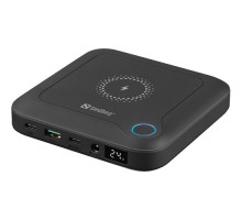 Батарея універсальна Sandberg 24000mAh/88.8Wh for Notebook, PD/60W, DC/84W, USB/22W, Wireless/10W (420-57)