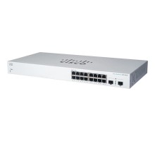 Комутатор мережевий Cisco CBS220-16P-2G-EU