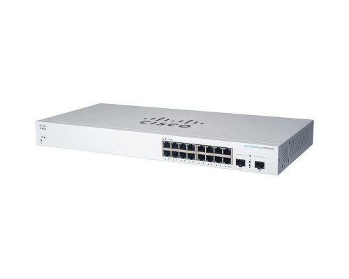 Комутатор мережевий Cisco CBS220-16P-2G-EU