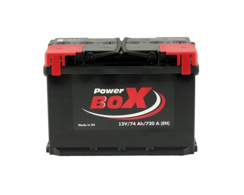 Акумулятор автомобільний PowerBox 74 Аh/12V А1 Euro (SLF074-00)