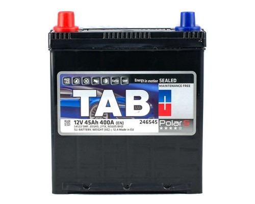 Акумулятор автомобільний TAB 45 Ah/12V Polar S Тонка клема Japan Min. (246 545)
