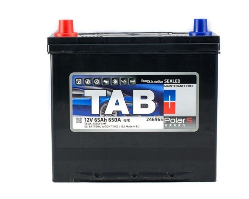 Акумулятор автомобільний TAB 65 Ah/12V Polar S Japan (246 965)