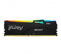 Модуль пам'яті для комп'ютера DDR5 16GB 5600 MHz FURY Beast RGB Kingston Fury (ex.HyperX) (KF556C40BBA-16)