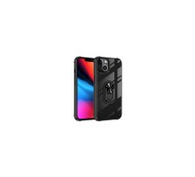 Чохол до мобільного телефона Drobak Magnetic Ring Case with Airbag Apple iPhone 12 Pro Max Black (707018)