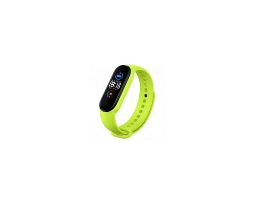 Ремінець до фітнес браслета BeCover Silicone для Xiaomi Mi Smart Band 5/6/7 Lime (705433)