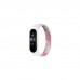 Ремінець до фітнес браслета BeCover Elastic Nylon Style для Xiaomi Mi Smart Band 5/6 (Size S) Pink-White (706142)