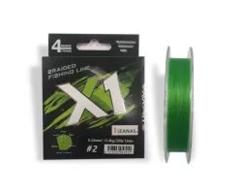 Шнур Favorite X1 PE 4x 150m 2.0/0.240mm 30lb/13.8kg Light Green (1693.11.33)