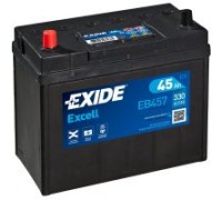 Акумулятор автомобільний EXIDE EXCELL 45Ah ASIA (+/-) ТК (330EN) (EB457)