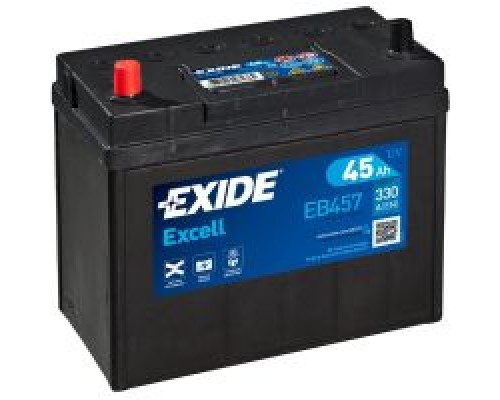 Акумулятор автомобільний EXIDE EXCELL 45Ah ASIA (+/-) ТК (330EN) (EB457)