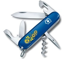 Ніж Victorinox Spartan Ukraine Blue "Квіти" (1.3603.2_T1050u)