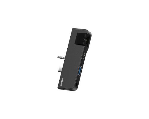 Концентратор Baseus USB3.1 Type-C+3.5mm toUSB 3.0/RJ45/Type-C/3.5mm forSurfaceGo (CAHUB-FG01)