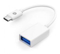 Перехідник USB3.1 Type-C to USB (OTG) 0.15m white HP (DHC-TC105)