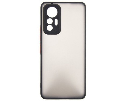 Чохол до мобільного телефона Dengos Matte Xiaomi 12 Lite (black) (DG-TPU-MATT-127)
