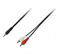 Кабель мультимедійний Jack 3.5mm M to 2xRCA M 1.5m Piko (1283126473890)