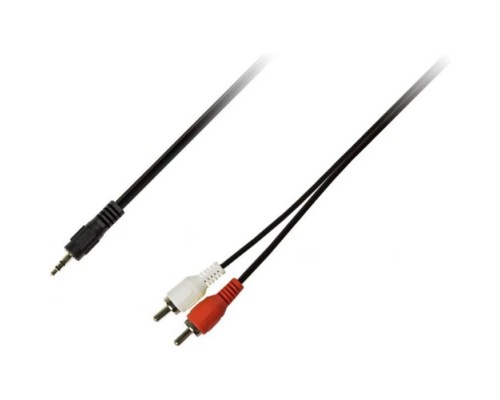 Кабель мультимедійний Jack 3.5mm M to 2xRCA M 1.5m Piko (1283126473890)