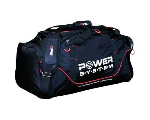 Дорожня сумка Power System PS-7010 Gym Bag Magna Чорно-Червона (7010BR-4)