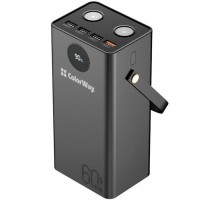 Батарея універсальна ColorWay 60 000 mAh Powerful PD/65W, QC/4.0, AFC, FCP, Black (CW-PB600LPA5BK-PDD)
