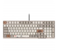 Клавіатура Akko 3098S One Piece Calligraphy 98Key CS Jelly Blue Hot-swappable USB UA RGB Gray (6925758616775)