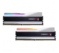 Модуль пам'яті для комп'ютера DDR5 32GB (2x16GB) 8000 MHz Trident Z5 RGB Silver G.Skill (F5-8000J3848H16GX2-TZ5RS)