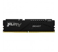 Модуль пам'яті для комп'ютера DDR5 16GB (2x8GB) 5600 MHz Beast Black Kingston Fury (ex.HyperX) (KF556C40BBK2-16)