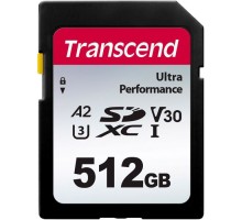 Карта пам'яті Transcend 512GB SD class 10 UHS-I U3 4K (TS512GSDC340S)