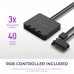 Кулер до корпусу NZXT F140RGB Duo (RF-D14DF-W1)