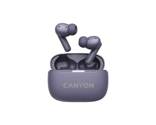 Навушники Canyon TWS-10 OnGo ANC ENC Purple (CNS-TWS10PL)