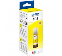 Контейнер з чорнилом Epson 108 EcoTank L8050/L18050 yellow (C13T09C44A)