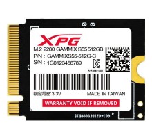 Накопичувач SSD M.2 2230 512GB GAMMIX S55 ADATA (SGAMMIXS55-512G-C)