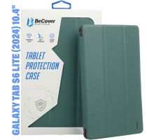 Чохол до планшета BeCover Soft Edge Stylus Mount Samsung Tab S6 Lite (2024) 10.4″ P620/P625/P627 Dark Green (710838)