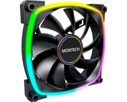 Кулер до корпусу MONTECH AX140 PWM BLACK