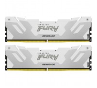 Модуль пам'яті для комп'ютера DDR5 32GB (2x16GB) 7600 MHz Renegade White XMP Kingston Fury (ex.HyperX) (KF576C38RWK2-32)