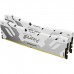 Модуль пам'яті для комп'ютера DDR5 32GB (2x16GB) 7600 MHz Renegade White XMP Kingston Fury (ex.HyperX) (KF576C38RWK2-32)