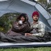 Спальний мішок Naturehike з капюшоном U250 NH20MSD07 (6°C) лівий, коричневий (6927595767207-L)