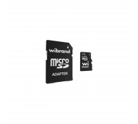 Карта пам'яті Wibrand 4GB microSD class 4 (WICDC4/4GB-A)