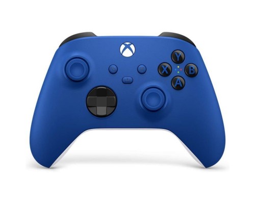 Геймпад Microsoft Wireless Shock Blue (QAU-00009)