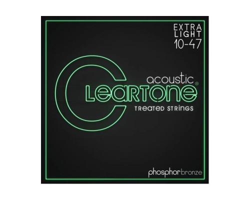 Струни для гітари Cleartone Acoustic Phosphor Bronze Ultra Light (10-47) (7410)