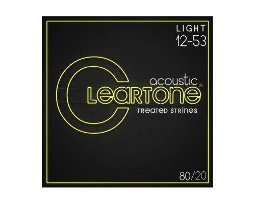 Струни для гітари Cleartone Acoustic 80/20 Bronze Light (12-53) (7612)