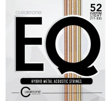 Струни для гітари Cleartone EQ Hybrid Metal Acoustic Custom Light (11-52) (7811)