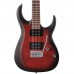 Електрогітара Cort X100 Open Pore Black Cherry Burst (X100 OPBB)