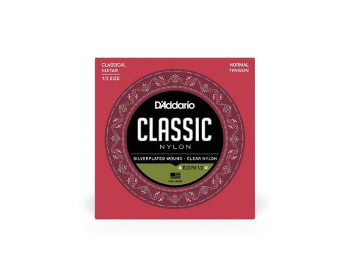 Струни для гітари D'Addario Student Classics Normal Tension 1/2 (EJ27N 1/2)