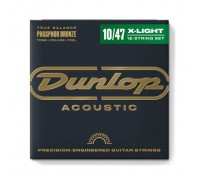 Струни для гітари Jim Dunlop Phosphor Bronze Acoustic Guitar Strings 12-String (10-47) (DAP1047J)